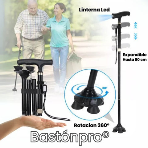Bastónpro® Baston Plegable Con Linterna