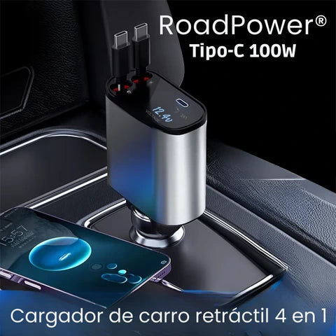 RoadPower® Adaptador Para Carro 4 En 1